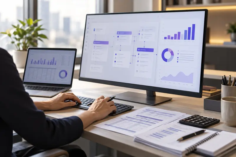 Illustration for Financial Systems & Accounting interview preparation